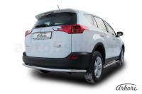 Защита заднего бампера Arbori d57 длинная TOYOTA RAV-4 2013-