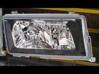 Mercedes W201 190E 190D (82-93) фары передние черные, без поворотников, комплект 2 шт.