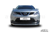Защита переднего бампера Arbori d57 NISSAN QASHQAI 2014-