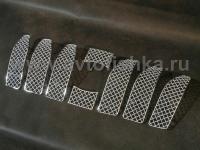 Toyota Land Cruiser Prado 150 (10-) вставки в решетку радиатора из нержавеющей стали, дизайн Bentley, комплект 8 шт.