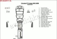 Chrysler PT Cruiser (01-05) декоративные накладки под дерево или карбон (отделка салона), автоматичеcкая коробка передач , правый руль