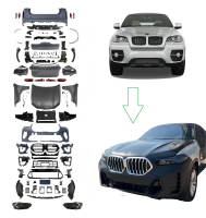 Обвес рестайлинг комплект для  BMW X6 E71 стиль G06 X6M F96 LCI (2023+)