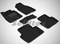 Ford Ecosport (14–) Коврики салона текстильные 3D, серые