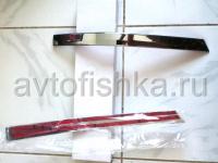 Toyota Land Cruiser Prado 150 (10-) хромированные реснички под задние фонари, комплект 2 шт.