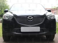 Mazda CX-5 (15–) Защита радиатора, чёрная, верх