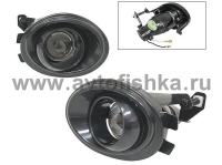 BMW 3 E46 (01-05) фары противотуманные линзовые черные, комплект 2 шт.