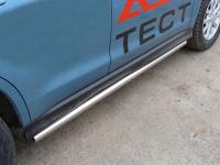 Mitsubishi ASX (10–/13–) Пороги труба 60,3 мм