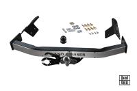 Toyota Land Cruiser Prado (03–/09–) Фаркоп (тягово-сцепное устройство) (50/1500кг) с нержав. пластиной (с логотипом)