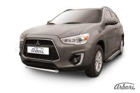 Защита переднего бампера Arbori d57 короткая MITSUBISHI ASX 2014-