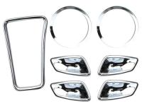 BMW 3 E90 (2005-) набор хромированных накладок в салон