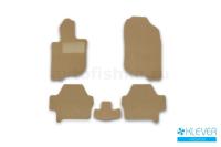 Коврики в салон Klever Premium MITSUBISHI Pajero Sport, 2008->, внед., 5 шт. (текстиль, бежевые)