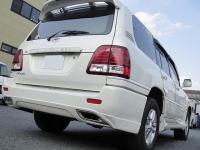Lexus LX 470 | Toyota Land Cruiser 100 (98-07) задний бампер ELFORD (с насадками)