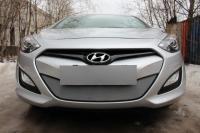 Hyundai i30 (12–15) Защита радиатора, хром