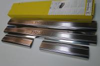 Volkswagen Tiguan (07-) накладки на внутренние пороги, к-кт 4шт.