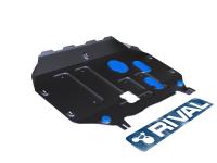 Kia Soul (13–/17–) Защита картера и КПП, сталь (V - 1.6, 1.6d, АКПП)