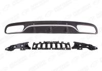 Mercedes-Benz C-Klasse W205 Coupe 2014 - 2018 Диффузор заднего бампера 6.3 AMG хром