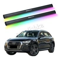 Audi Q5L (18-) выдвижные электропороги с LED подсветкой