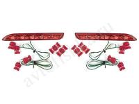 Lexus RX300/GX470 (98-03) фонари задние противотуманные светодиодные красные, в задний бампер, комплект 2 шт.