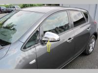 Opel Astra J (2010-) накладки на зеркала из нержавеющей стали, 2 шт.