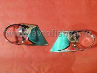 Toyota Corolla (06-) рамки хромированные на рефлекторы-отражатели заднего бампера, комплект 2 шт.