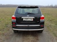 Toyota Highlander (10–) Защита задняя (центральная) 75х42 мм