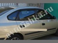 Дефлекторы боковых окон EGR 4 части темные Hyundai Elantra хэтчбек 2003-2008