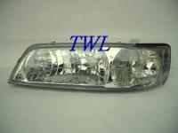 Nissan Maxima QX II, Cefiro A32 (95-00) фары передние хромированные прозрачные, объединенные с поворотником, комплект 2 шт.