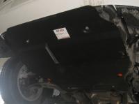 Volkswagen Transporter (03–/10–/15–) Защита картера двигателя и кпп, V-все, на пыльник (сталь 1,8 мм)