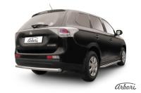 Защита заднего бампера Arbori d57 короткая MITSUBISHI OUTLANDER 2014-