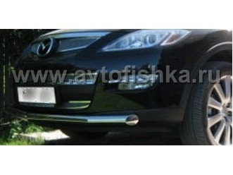 Mazda CX-9 защита переднего бампера, труба 70 мм