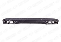 Mercedes-Benz C-Klasse W205 2014 - 2018 Диффузор заднего бампера 6.3 AMG хром с хромированными насадками