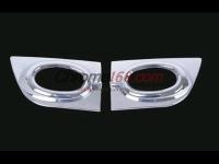 Honda Civic (06-) накладки хромированные на противотуманные фары, пластиковые, комплект 2 шт.