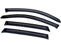 Audi Q5 (08–16) Дефлекторы боковых окон, темные, 4 части