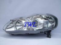 Toyota Corolla Altis (01-04) USA передние линзовые фары хромированные, со светящимися ободками, комплект 2 шт.