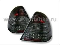 Mercedes C-class W202 (94-00) фонари задние светодиодные тонированные, комплект 2 шт.