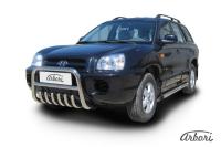 Защита передняя Arbori d57 низкая c защитой картера HYUNDAI SANTA-FE CLASSIC (Таганрог) 2001-