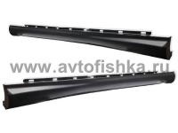 Mercedes W203 C-class AMG (01-06) накладки на пороги, пластиковые, комплект 2 шт.