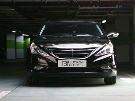 Hyundai Sonata YF (10-) решетка радиатора под покраску, дизайн FNB
