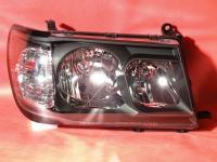 Toyota Land Cruiser 100 (98-05) фары передние черные матовые, с совмещенными поворотниками, комплект 2 шт.
