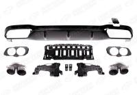 Mercedes-Benz E-Klasse W213 2016 - 2020 Диффузор с черными насадками 5.3 AMG