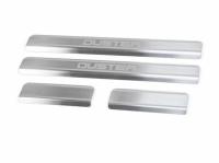 Renault Duster (11–/15–) Накладки на внутренние пороги, 4 части, нерж.