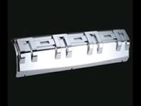 Toyota FJ Cruiser (07-) хромированная накладка на передний бампер, центральная, защита