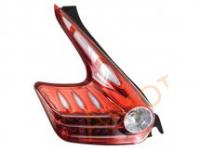 Nissan Juke (10-) фонари задние диодные хром-красные, комплект 2 шт.