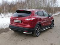 Nissan Qashqai (14–) Защита задняя (уголки) 60,3 мм (Сборка РФ)