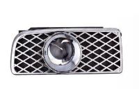 BMW 3 E36 (91-97) передние противотуманные линзовые фары с хромированными рамками, комплект 2 шт.