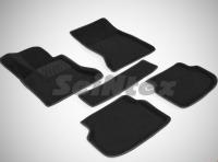 BMW X5 (10–13) Коврики салона текстильные 3D, серые