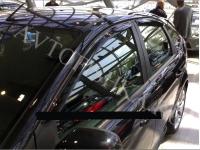 Дефлекторы боковых окон 4 части темные BREEZE Ford Focus 2005-2011