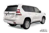 Защита заднего бампера Arbori d57 короткая TOYOTA LAND CRUISER PRADO J150 2014-