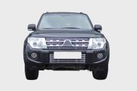Декоративные элементы решетки радиатора,d10,Mitsubishi Pajero IV 2011- хром, MIPJ.92.2288