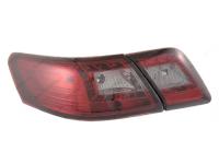 Toyota Camry V40 (2006-2011) задние светодиодные фонари красно-тонированные, комплект 2 шт.